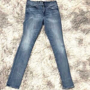 Express Size 6 Women's Skinny Jeans in Blue Super Comfy Comfort Stretch